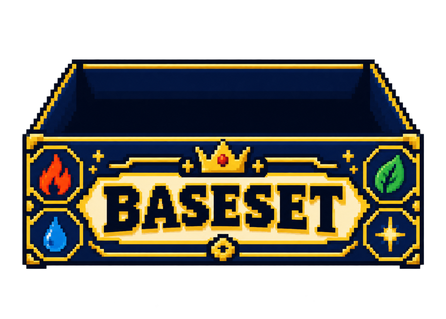 Pixel art BASESET booster box